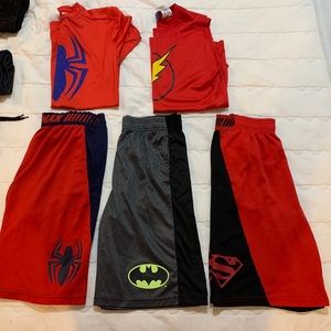 Spider-Man, Batman, Superman superhero outfits